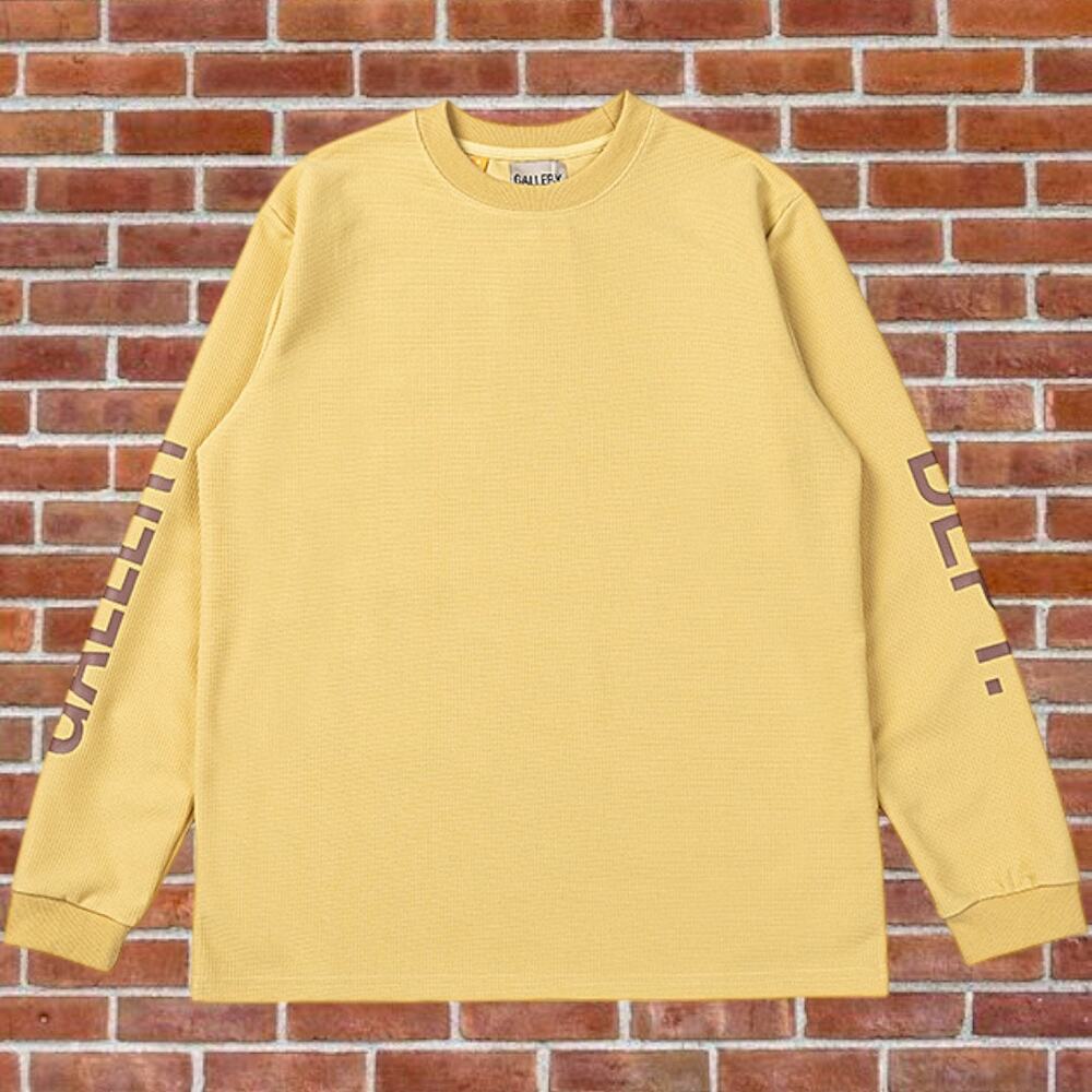 GALLERY DEPT. yellow round neck long sleeve